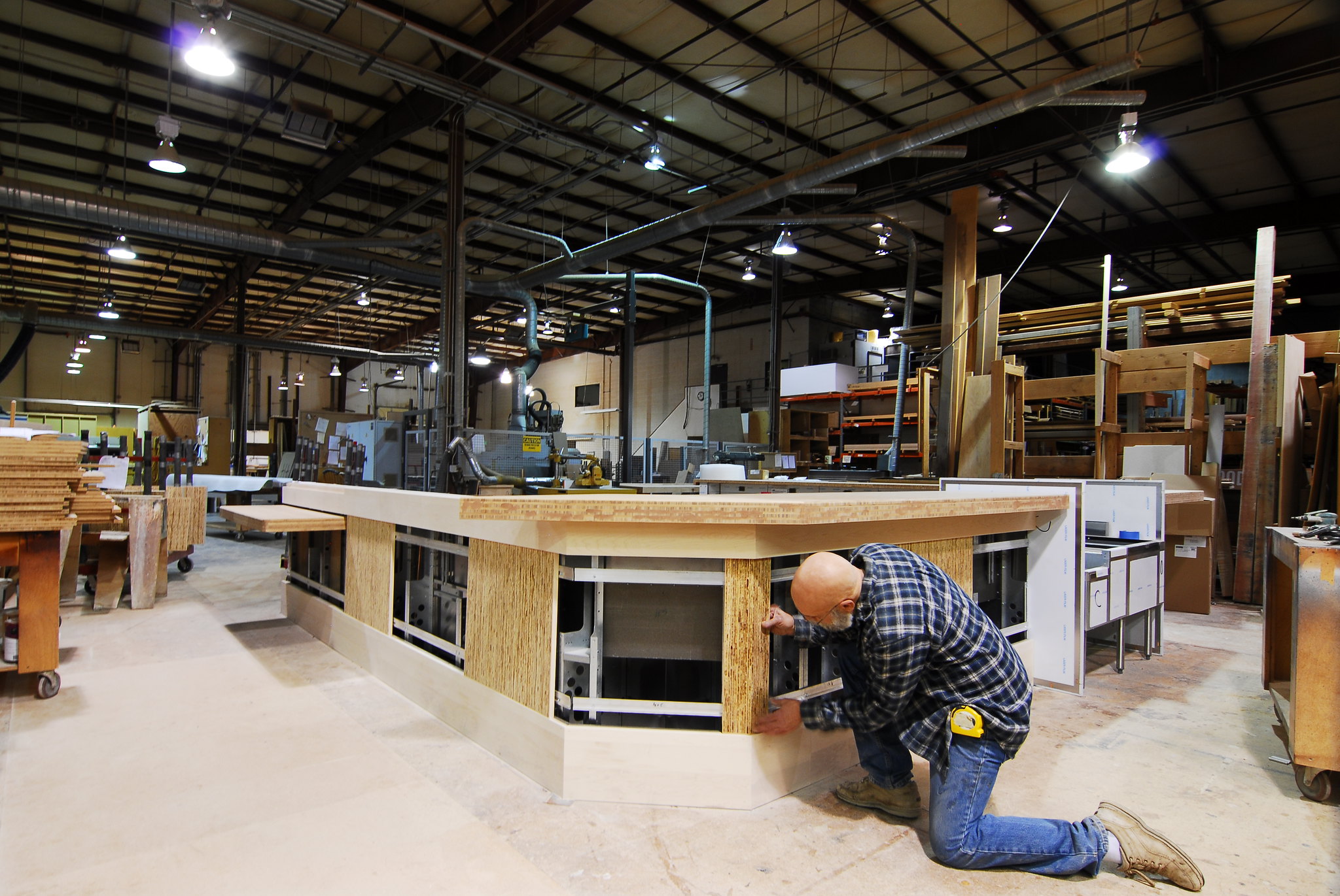 Woodworking in progress